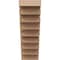 Ekena Millwork 6"W x 12"D x 18"H Classic Landon Rough Cedar Woodgrain TimberThane Corbel, Primed Tan CORUR06X12X18LANRCPR - alternate 5